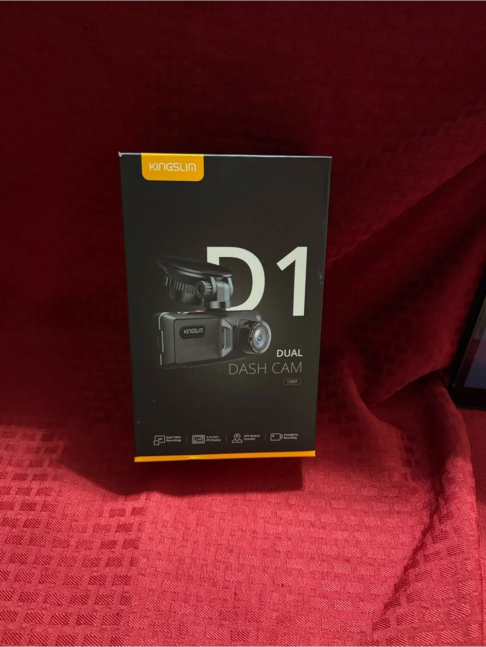 KINGSLIM D1 Dual Dash Cam - Black